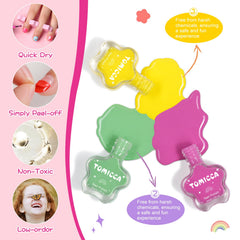 TOMICCA Kids Nail Polish application brush close-up for smooth application