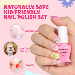 TOMICCA peel-off formula lets quick removal without harsh removers.