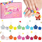 TOMICCA Kids Nail Polish Set packaging shows colorful display for gifting