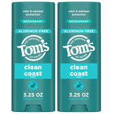 Tom's of Maine Clean Coast deodorant glide provides smooth, confident application.
