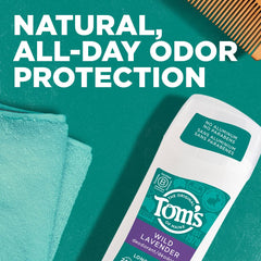 Tom's of Maine Wild Lavender scent close-up highlighting calming aroma
