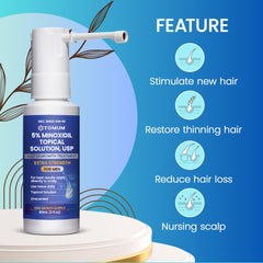 TOMUM hair regrowth preview suggesting a fuller, thicker look