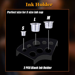 Tonbao mixed-size ink caps offer versatile fit for different cup sizes.