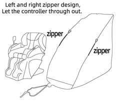 TONINT Waterproof Massage Chair Cover XL protects against spills and moisture.
