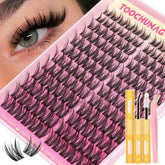 TOOCHUNAG Wispy Lash Clusters Kit overview image for beginner-friendly lash upgrades