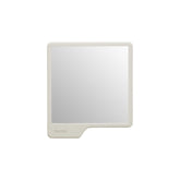 TOOLETRIES Oliver shower mirror fog-resistant for clear shaving in steamy bathrooms.