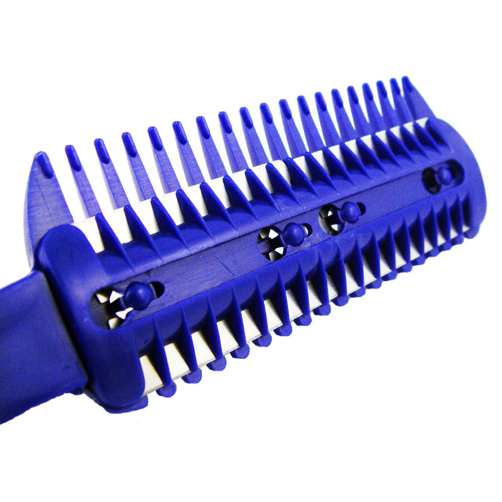 ToolTreaux universal hair cutter razor comb dual-ended for easy at-home thinning and shaping