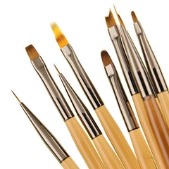 Tootoote builder gel brush premium fiber for precise nail extensions