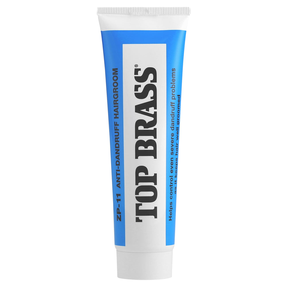 Top Brass Original anti-dandruff cream bottle ready for daily scalp relief