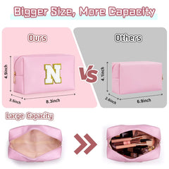 TOPEAST travel cosmetics bag size displays compact dimensions for everyday essentials.