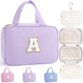 TOPEAST travel hanging toiletry bag in Purple A shown for organized packing on trips