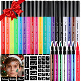 Torbers temporary tattoo markers on skin-paint-pen show bold, long-lasting color for events.