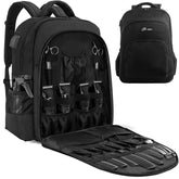 TORIBIO barber bag exterior view highlighting large capacity for tools.