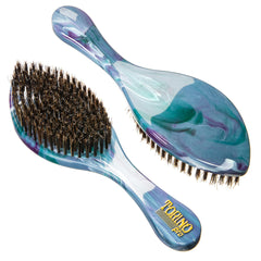 Torino Pro Curve Wave Brush 201 bristle detail concentrates on firm boar bristles for better grip.