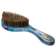 Torino Pro Curve Wave Brush 201 wood finish highlights premium construction for durable styling sessions.