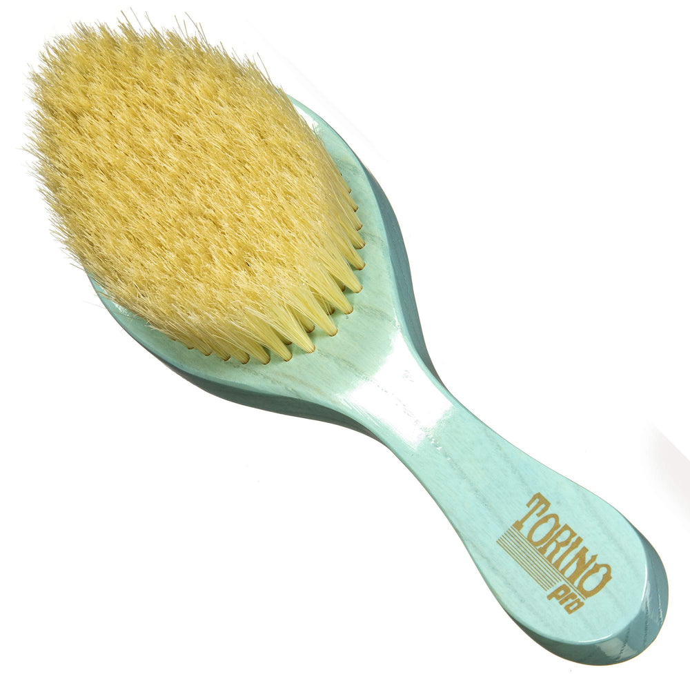 Torino Pro Wave Brush #1950 soft curved brush close-up for easy wave formation.