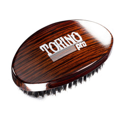 Torino Pro Wave Palm Brush #730 curve angle view for stronger grip and faster wave development.