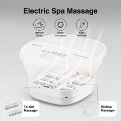 torktak pedicure foot spa remote control showing convenient session control