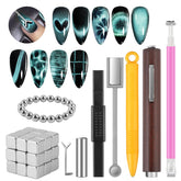 TOROKOM Cat Eye magnets set cover for versatile nail art exploration