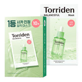 Close-up of Torriden Balanceful Cica Mask essence for soothing application.