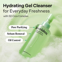 Torriden Balanceful cleansing gel foam demonstrates soothing lather for sensitive skin