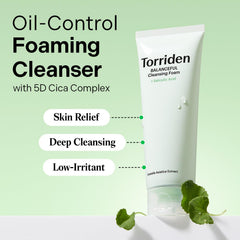 Torriden Balanceful Foam foamy texture delivers ultra-fine micro foam for gentle cleansing.