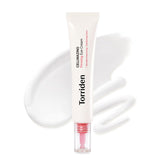 Torriden CELLMAZING eye cream bottle close-up highlighting premium packaging and anti-wrinkle support.