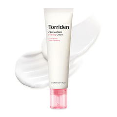 Torriden Cellmazing Cream jar 60ml shows rich texture for hydration and subtle firming