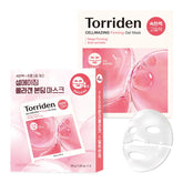 Torriden CELLMAZING embossed gel mask close-up for enhanced fitting