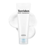 Torriden DIVE IN cleansing foam bottle displayed for daily facial cleansing