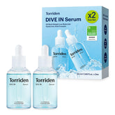 Torriden DIVE IN serum bottle shows a hydrating base for makeup prep.