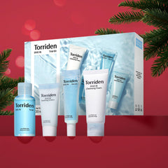 Torriden DIVE IN toner bottle showing light hydration and prep for skin.