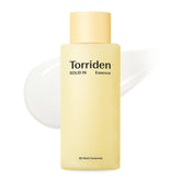 Torriden SOLID IN Ceramide Essence bottle close-up highlighting hydration focus.