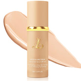 TOSOUATOP 4in1 foundation SPF 50 full-coverage swatch demonstrating flawless skin tone.