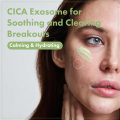 TOSOWOONG Exosome CICA Face Cream packaging flatlay highlights compact daily skincare