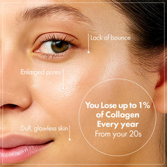 Closeup of Tosowoong Real Collagen Face Cream texture appears silky