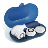 TouchBeauty facial cleansing brush rotating action supports thorough cleansing during nighttime routine.