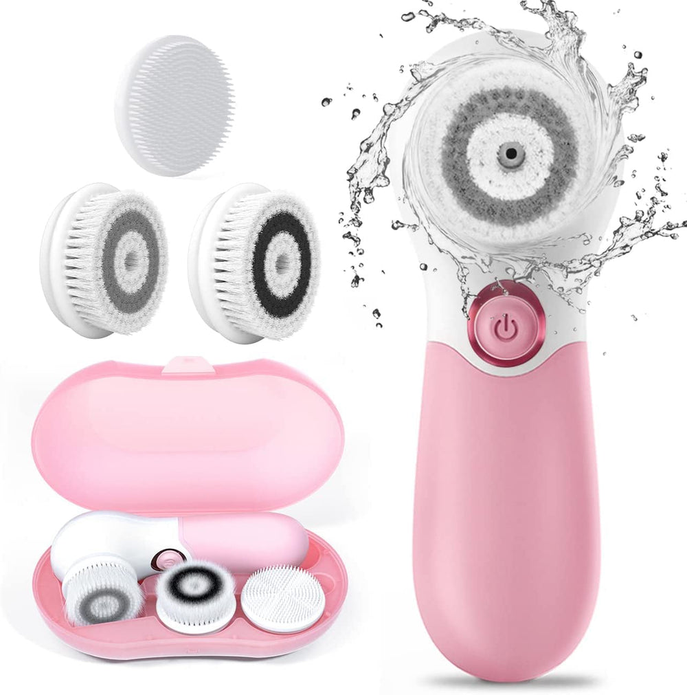 TOUCHBeauty Spin Brush Set packaged for travel and storage convenience.