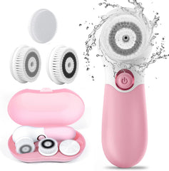 TOUCHBeauty Spin Brush Set packaged for travel and storage convenience.