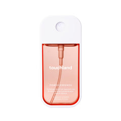 Touchland Peachy Lychee mist bottle front for on-the-go hydration and fragrance.
