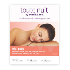 Toute Nuit Wrinkle Patches Y-shape patch targets forehead lines overnight.