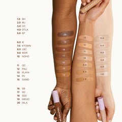 Tower 28 Swipe Serum Concealer shade 5.0 EP swatch on skin