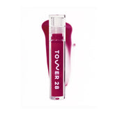 Tower 28 ShineOn Lip Jelly Wild cap shows non-sticky hydration for daily wear.