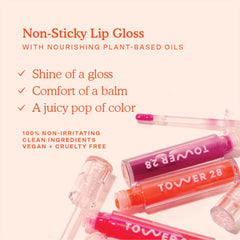 Close-up of ShineOn Lip Jelly XOXO application on lips
