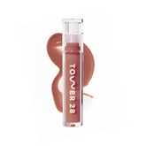 Tower 28 ShineOn Milky Lip Jelly Cashew tube, non-sticky hydration.