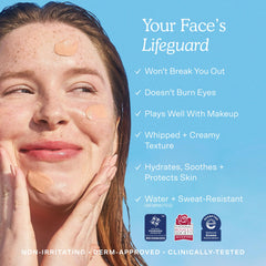 Tower 28 SOS Faceguard close-up shows creamy texture with natural finish
