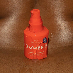 Tower 28 SOS Intensive Rescue Serum HOCl ingredient highlights barrier support and calming effect
