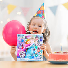 Townley Girl Disney Frozen neon blue shimmer polish adds bold color for party nails.