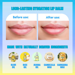 Townley Girl SpongeBob lipbalm blueberry highlights berry scent to brighten playtime routine.