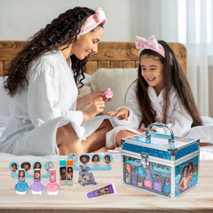 TownleyGirl Moana 2 Train Case lip glosses in cotton candy flavor